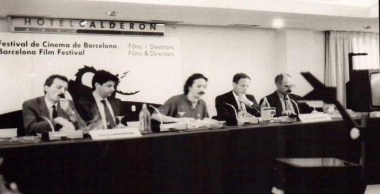 Barcellona 1987, Festival del Cinema. Relazione su "Le nuove tecnologie nel cinema"