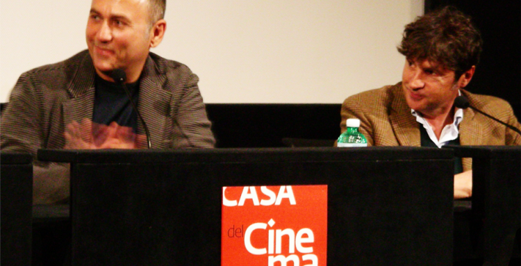 Roma 2009, Casa del Cinema. Con il regista Ferzan Ozpetek  per presentare il volume "Commedia" di Paolo D'Agostini