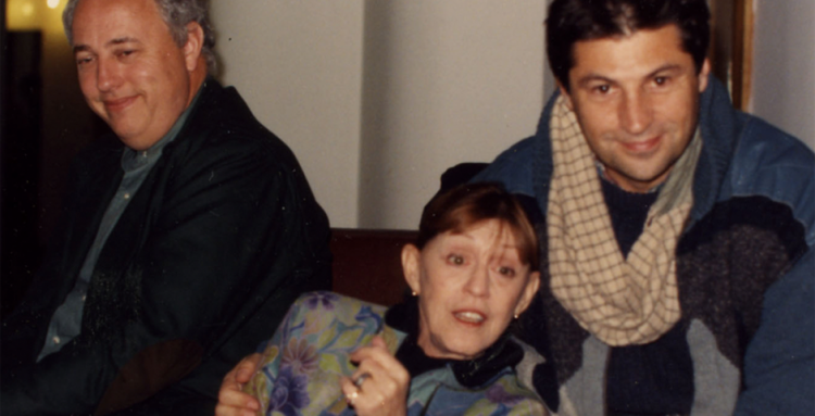 L'Aquila 1995, Accademia dell'Immagine. Con il Premio Oscar per gli effetti speciali Alex Funke e Sondra Lee, insegnante dell'Actors Studio, in occasione dell'apertura del primo corso quinquennale