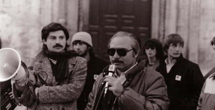 L'Aquila 1981, festival "Una Città in Cinema".  Con L'autore della fotografia Luciano Tovoli (David di Donatello e Nastro d'Argento)