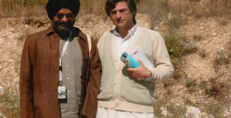  L'Aquila 2004. Con un produttore della Nuova Bollywood in visita all'Aquila Film Commission 